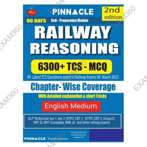 Railway Reasoning 6300 TCS MCQ chapter wise book | 2nd Edition ...