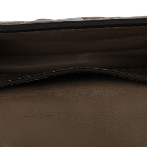 Beige Leather Nano Baguette Chain Sling Bag – Confidential Couture