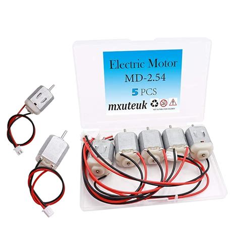 Buy mxuteuk 5Pcs 1V-6V DC 130 Type Motor Mini Electric Motor Micro Toy ...