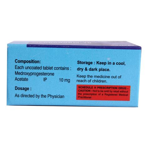 MEDRONORM 10MG TABLET Price, Uses, Side Effects, Composition - Apollo ...