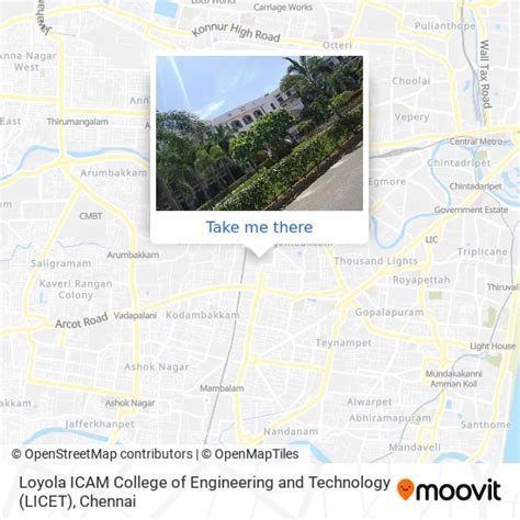 How to Get to Loyola ICAM College of Engineering and Technology (LICET ...