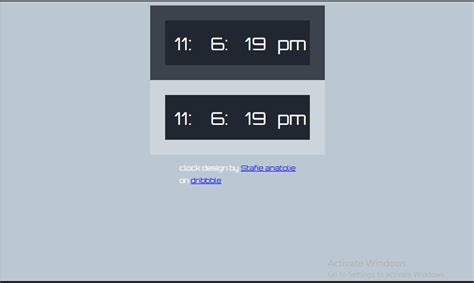 Image result for Colorfull Digital Clock JavaScript Code