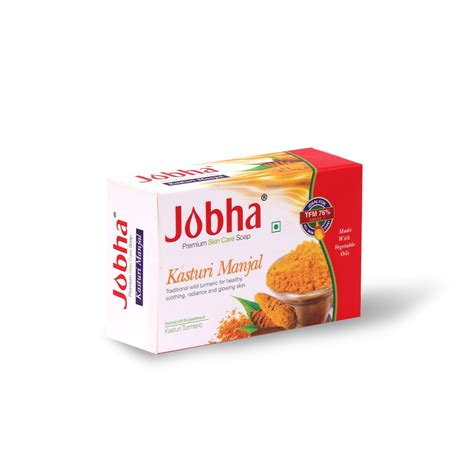 Buy Jobha Kasturi Manjal Soap for all skin type for Women and Men with ...