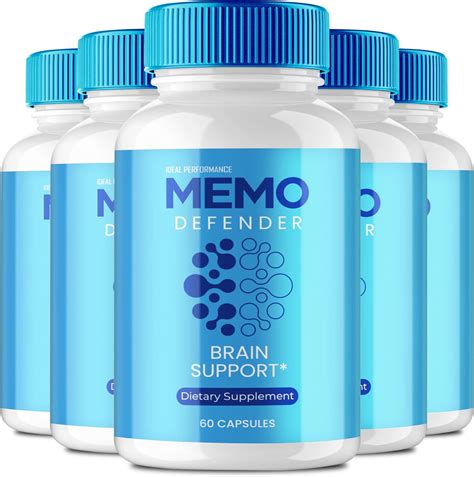 Amazon.com: Memo Defender Brain and Memory Support Capsules, Memo ...