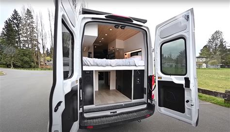 Pricey, Luxurious Ford Transit Van Build Boasts Heated Floors and a ...