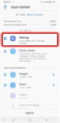 How to backup my device data on external storage in Samsung Galaxy S9 ...
