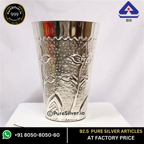 Buy Pure Silver Glass Online in India - PureSilver.io