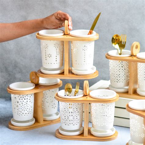 Cutlery Stand Online - Premium Cutlery Holder | Nestasia