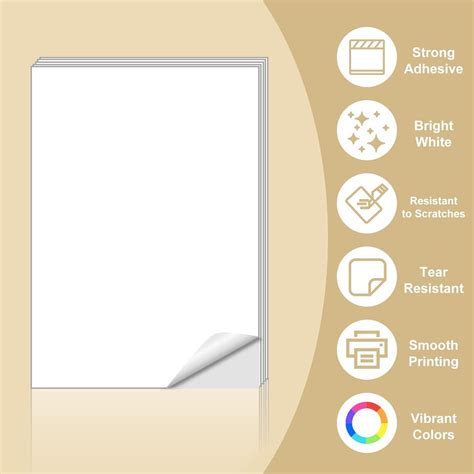 A4 full sticker sheets - Compatible with All Printers – Securement ...