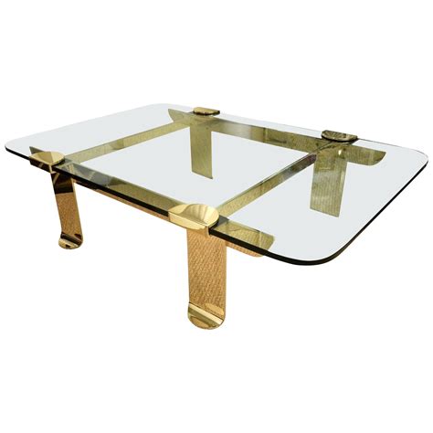 Sculptural Glass Block Cocktail Table at 1stDibs