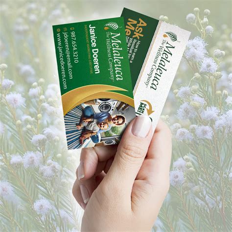 Melaleuca Business Cards for Marketing Executives
