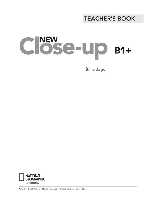 (Download PDF) | New close-up B1+ Teacher’s Book, Billie Jago, National ...