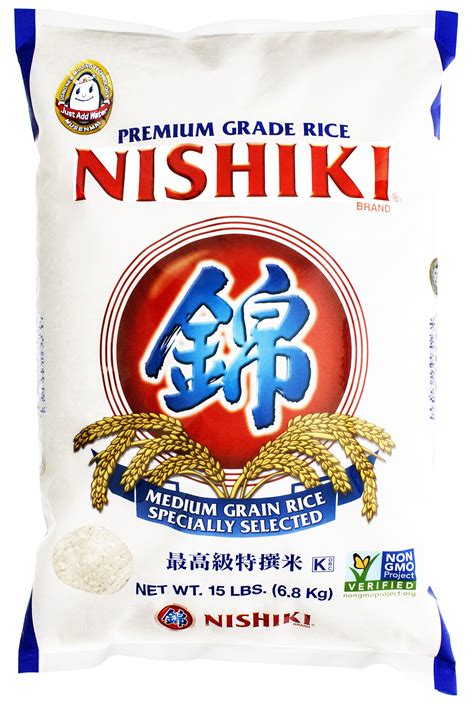 Nishiki Premium Rice, Medium Grain,15 Pound (Pack of 1) for sale ...