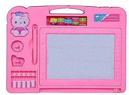 HK Toy's Educational Writing and Drawing Big Magic Slate | 2 in 1 Magic ...
