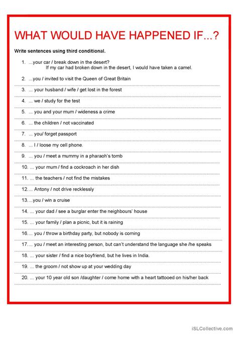 10 Sentences Using Third Conditional - Design Talk