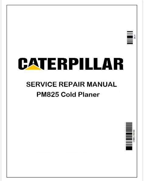 Caterpillar PM-200 Cold Planer Service Manual PDF