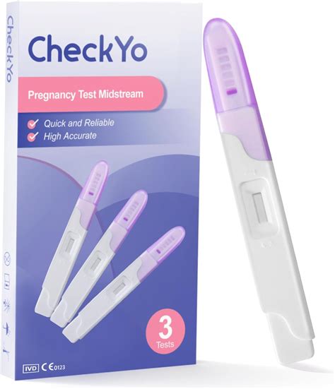 Amazon.com: [3 Pack] CheckYo Pregnancy Tests for Early Detection ...