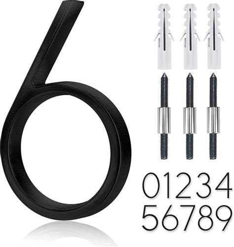 How to Install Floating Mount House Numbers 的图像结果