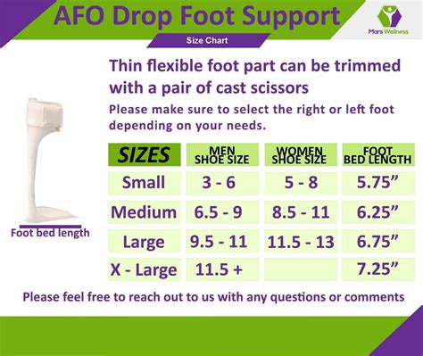 Buy Ankle Foot Orthosis Support - AFO - Drop Foot Support Splint Left ...