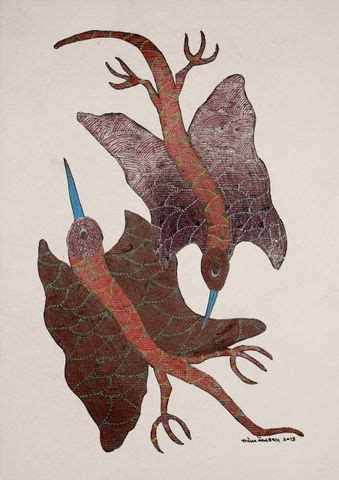 TRIBES INDIA BHOPAL Natural Colors 7 inch x 4.5 inch Painting Price in ...