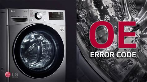 OE Error Code LG Top Load Washer 的图像结果