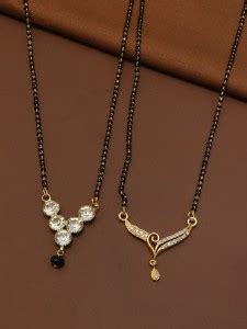 maglasutr HR SALES 18 INCH TWO CLASSY MANGALSUTRA AND TWO COMBO Alloy ...