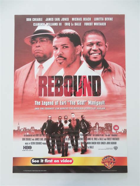 REBOUND: THE LEGEND OF EARL 'THE GOAT' MANIGAULT VHS VIDEO POSTER D CH ...