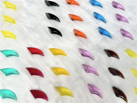 20 COLORS Fursuit Claws, Furry Nails, Handmade Colorful Furry Animal ...