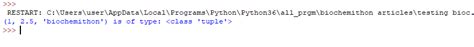 Data Types in Python - BioChemiThon