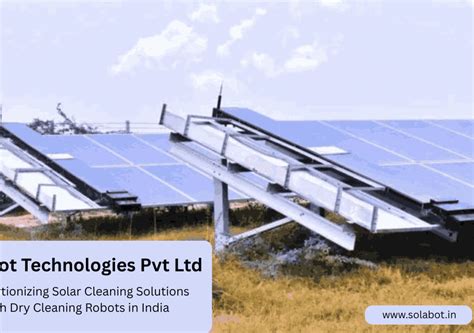 Best Automatic PV Panel Cleaning Robots in India | Solabot