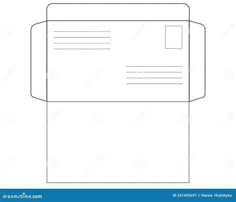 Image result for Envelope Cut Out Template