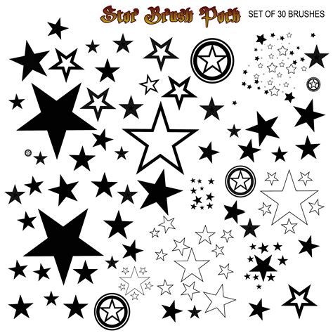 Star Brush Pack by luther1000 on DeviantArt