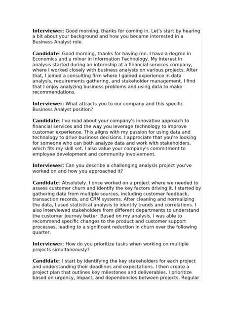 Image result for Example of an Interview