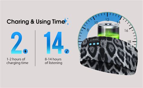 LC-dolida Headband Headphones Bluetooth 5.2, with Ultra-Thin HD Stereo ...