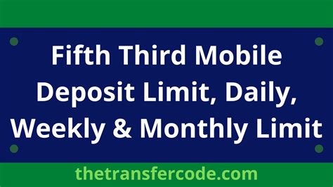 What S A Mobile Deposit Limit at Adam Ross blog