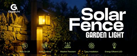 GIGALUMI Solar Wall Lights Outdoor | Motion Sensor Waterproof LED 3 ...