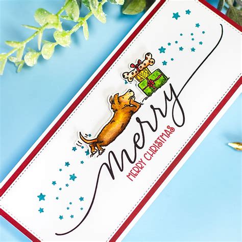 Slimline cards anita jeram s xmas stamps and holiday sparkle greetings ...