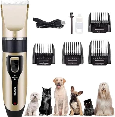 Dingnai Professional Automatic Rechargeable Pet Hair Trimmer for Dogs ...