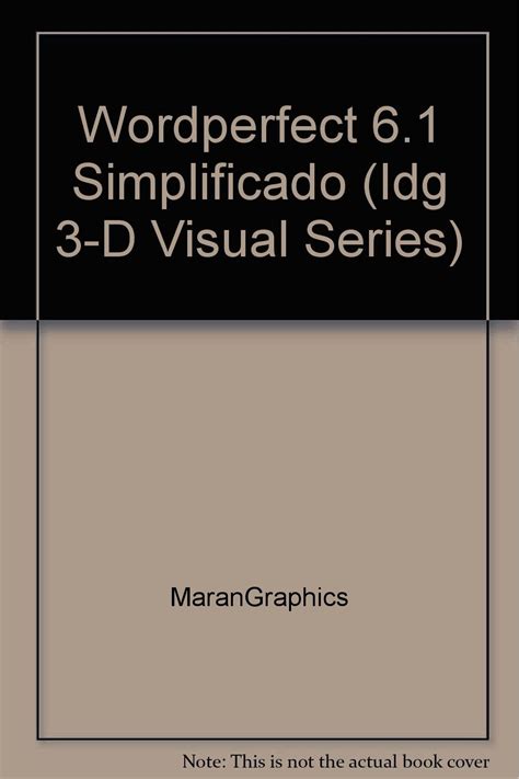 Buy Wordperfect 6.1 Simplificado (Idg 3-D Visual Series) Book Online at ...