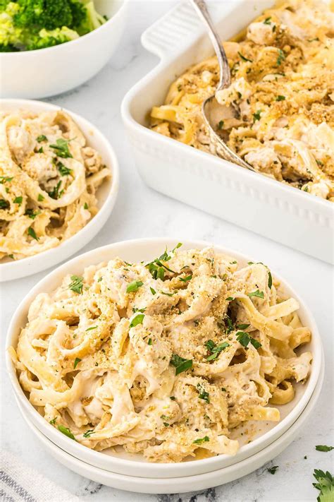 Chicken Fettuccine Alfredo Casserole at Agnes Hendricks blog