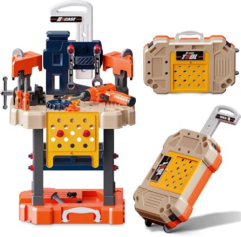 LZZAPJ Kids Tool Set, Kids Tool Bench with Mechanic Set, India | Ubuy