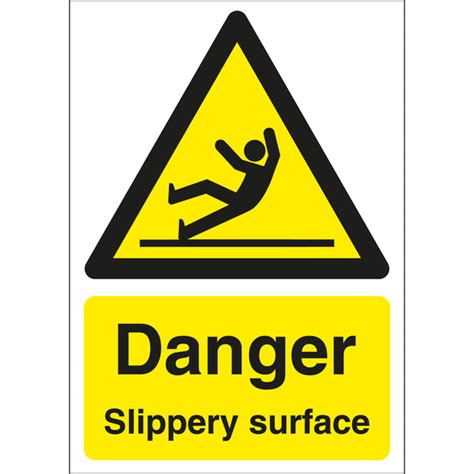 Image result for Danger Slippery Sign