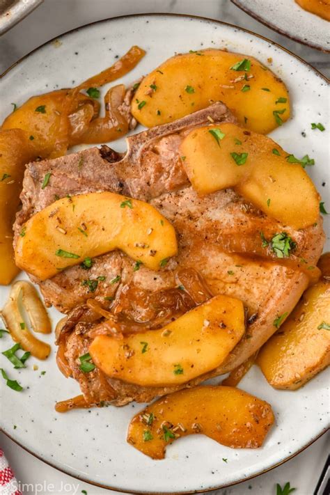 Pork Chops with Apples - Simple Joy
