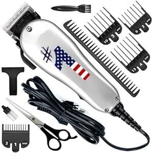 Men Fully Waterproof Big Powerful Corded Hair Clipper Electric Razor ...