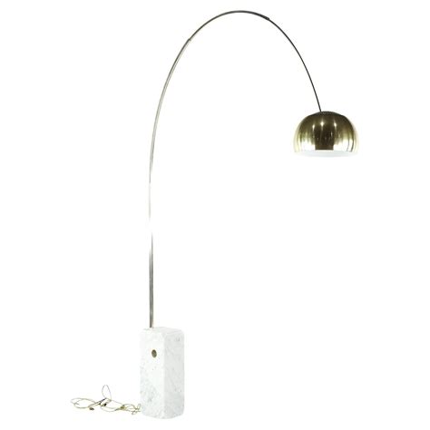 Italian Marble and Brass 3 Arm Mid-Century Floor Lamp at 1stDibs