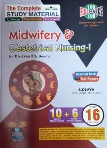 The Complete Study Material Midwifery & Obstetrical Nursing-I For Third ...