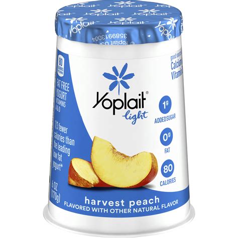 Yoplait® Light Gluten Free Yogurt Single Serve Cup Harvest Peach 6 oz