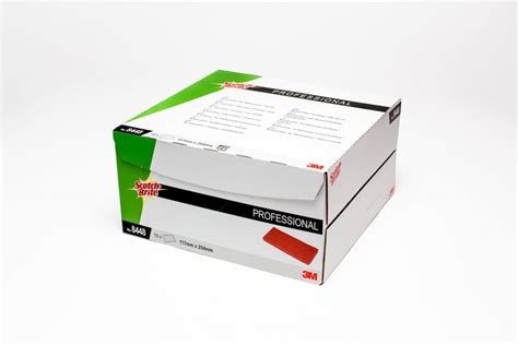 3M Scotch-Brite floor scouring pad, replacement pad, red, 8448, 117 mm ...