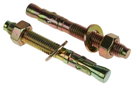 RS PRO | RS PRO Carbon Steel Anchor Bolt M16 x 150 mm 16 mm | 908-6987 | RS