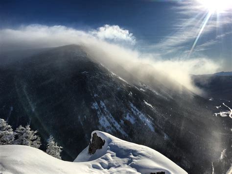 Mt Willard, New Hampshire, 12/17/17 (looking at Mt Webster/Crawford ...